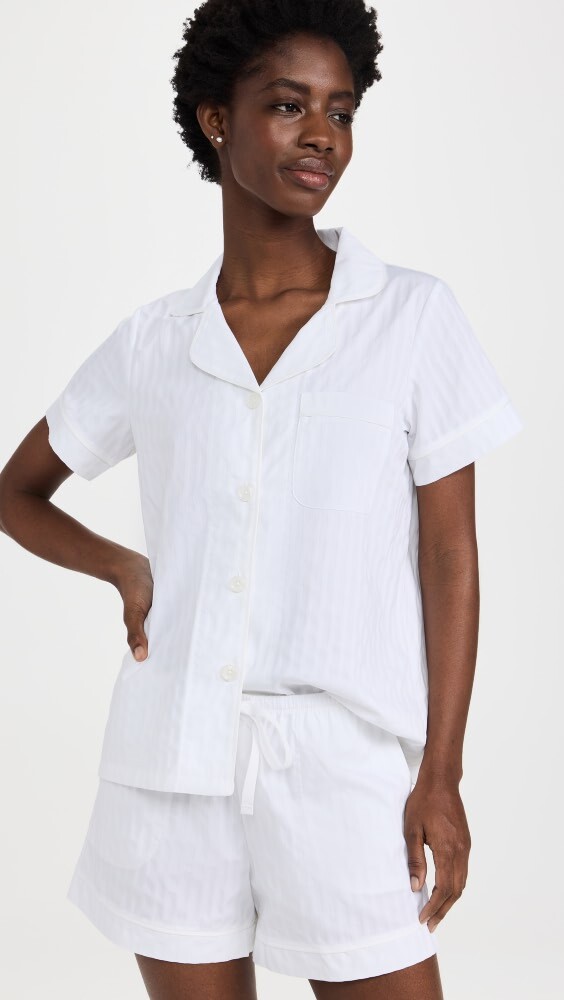 

Пижамный комплект BedHead PJs Classic Stripe, белый