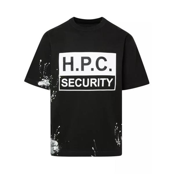 

Футболка hpc seurity ss t-shirt in green cotton Heron Preston, черный