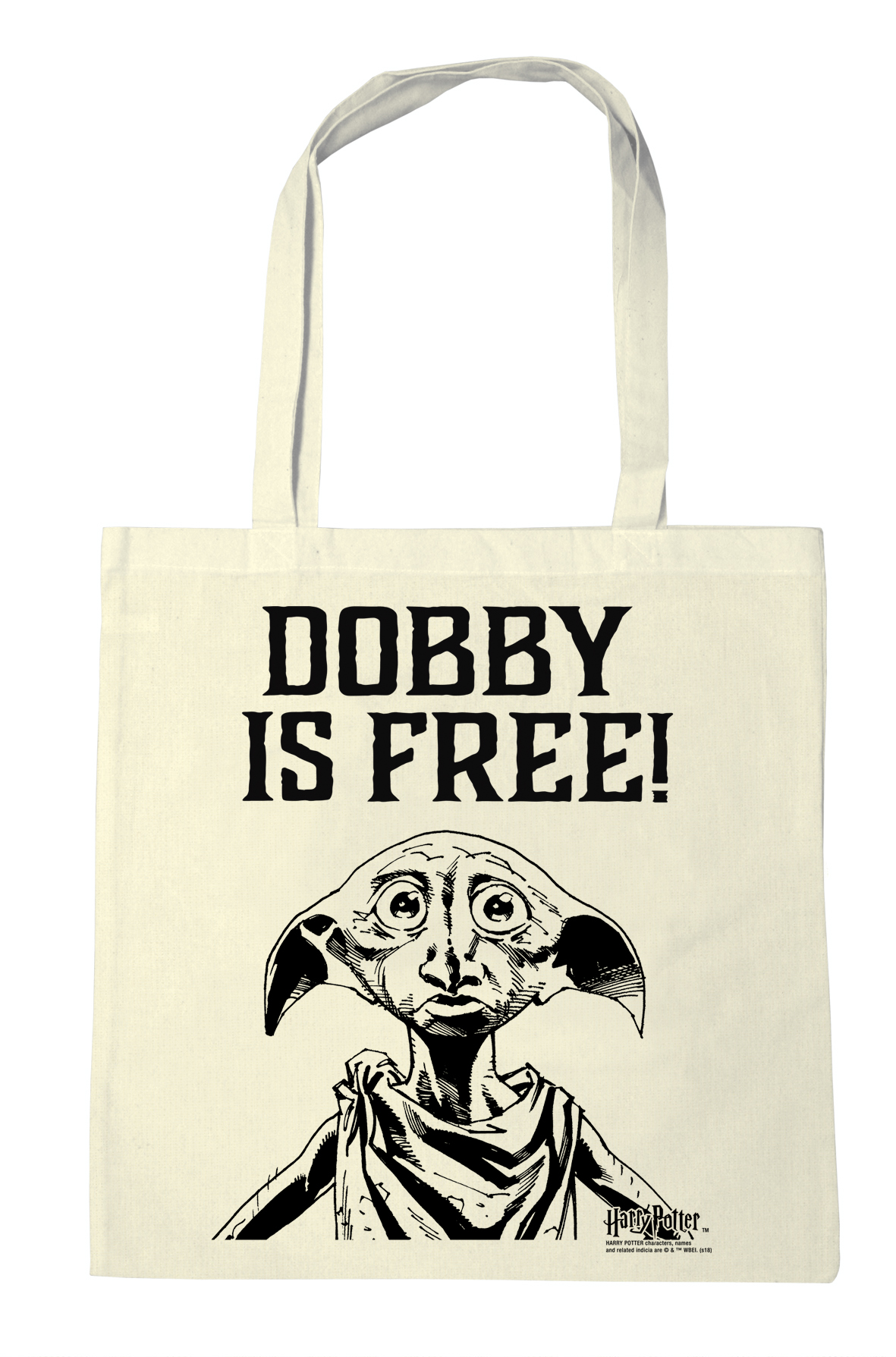 Сумка через плечо Logoshirt Baumwolltasche Harry Potter Dobby Is Free, натуральный сумка шоппер harry potter dobby is free