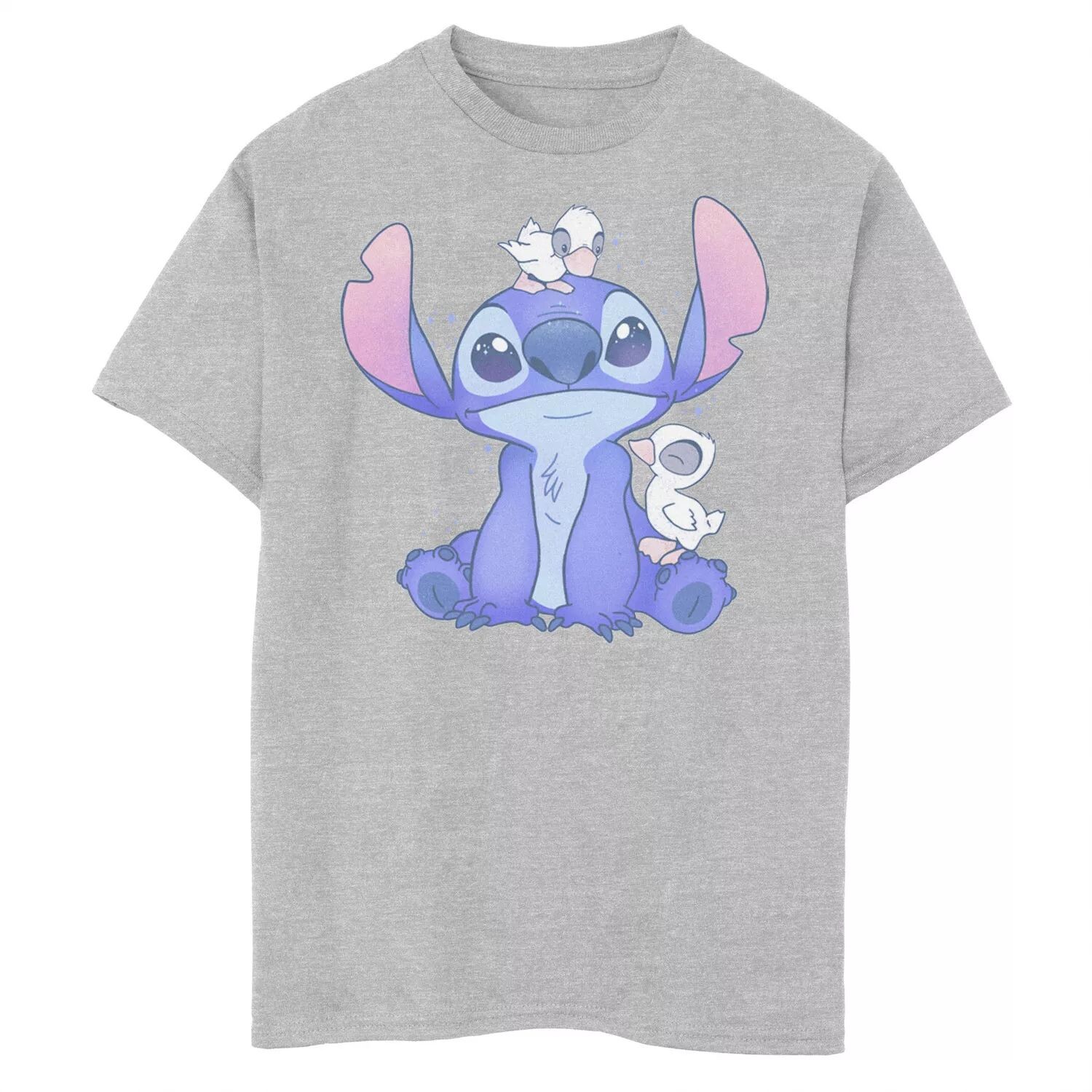 

Футболка с изображением портрета счастливой утки Disney's Lilo & Stitch для мальчиков 8–20 лет St. Patty's Lucky Duck Disney