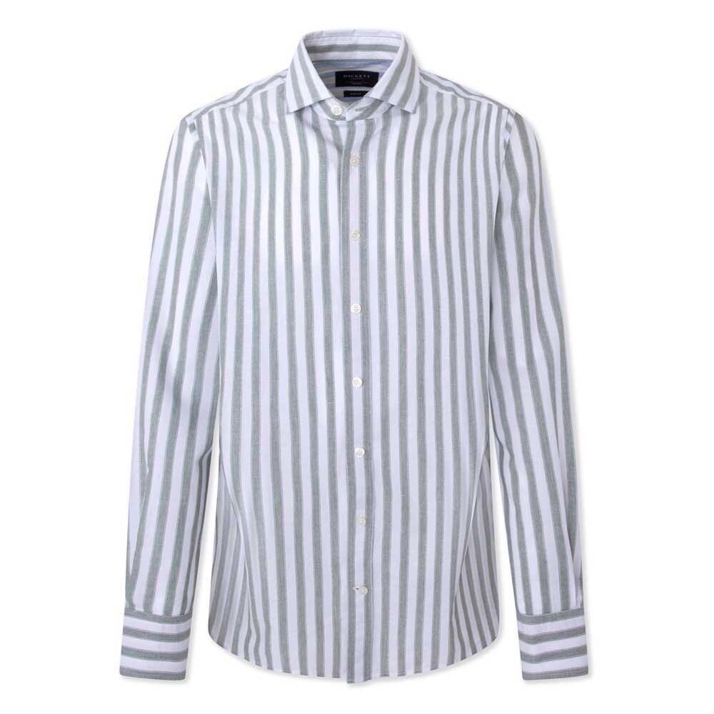 

Рубашка с длинным рукавом Hackett Mel Bold Stripe, серый