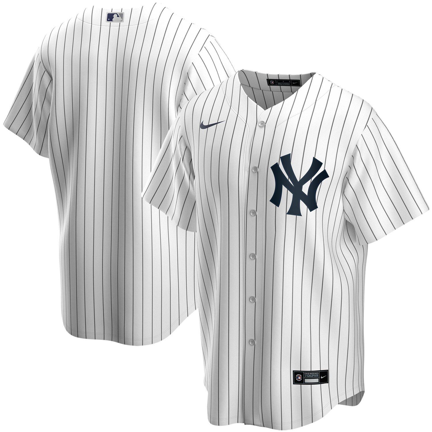 цена Мужская белая домашняя футболка команды Нью-Йорк Янкиз Nike
