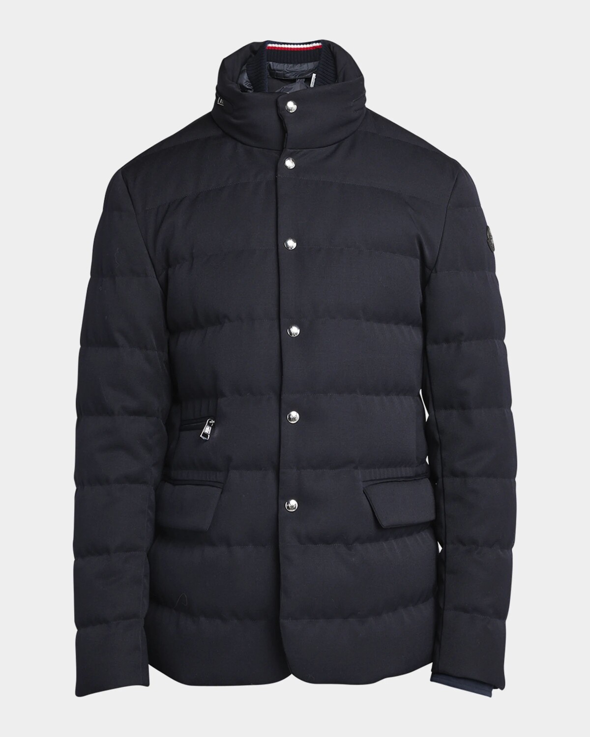 

Мужской пуховик Bess Moncler, темно-синий