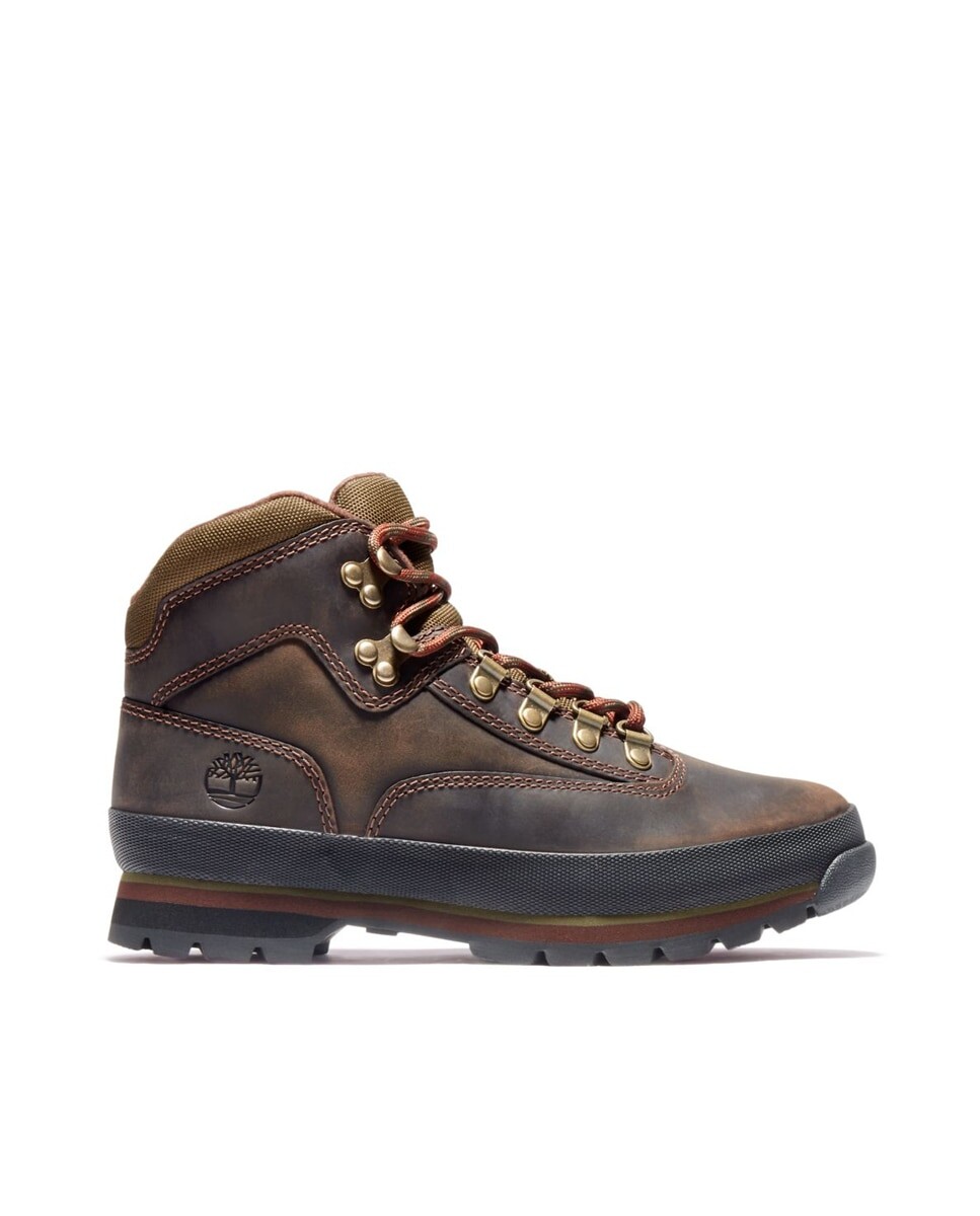 

Женские темно-коричневые кожаные ботинки Timberland, темно коричневый