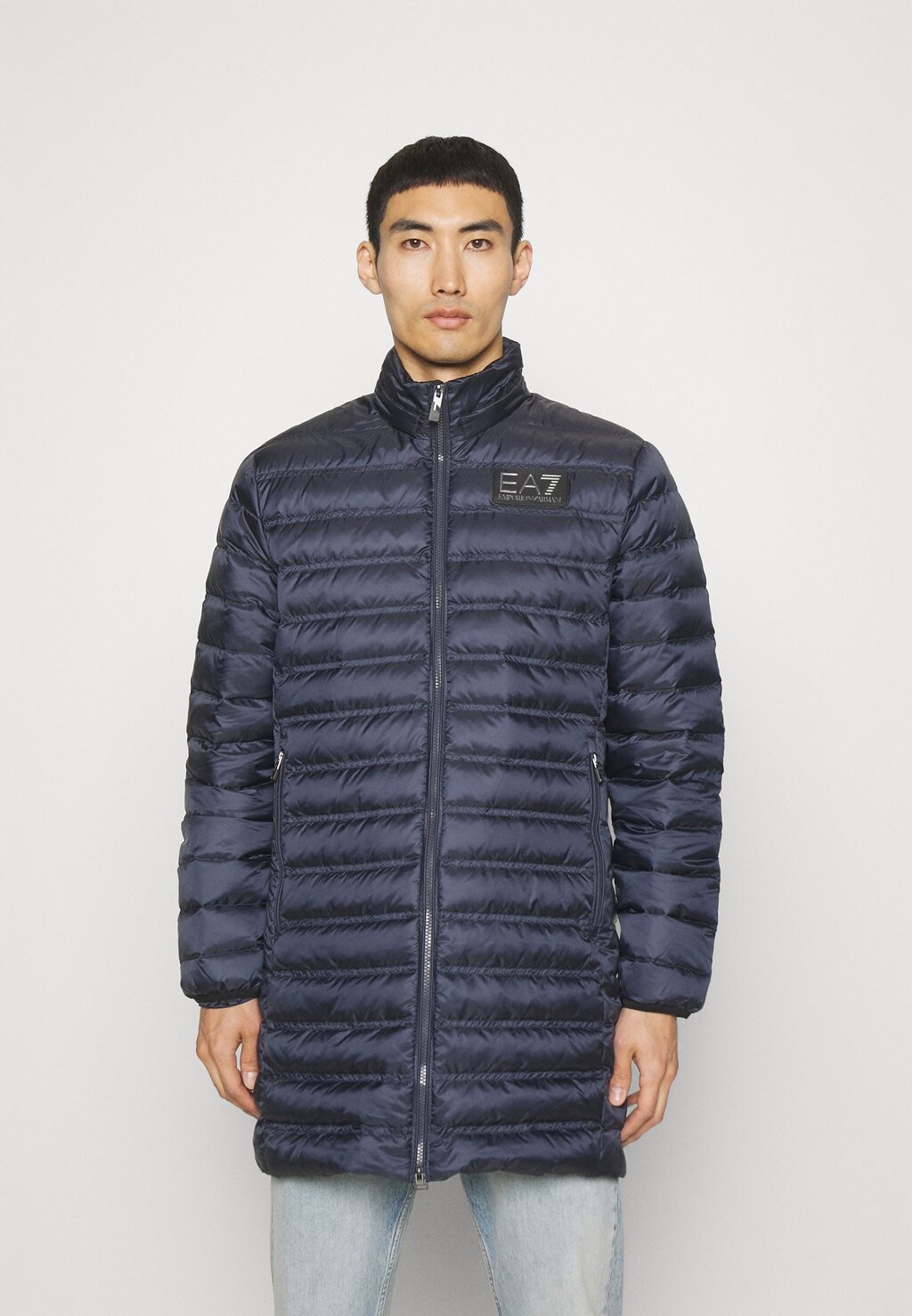 

Пальто EA7 Emporio Armani, цвет blu navy