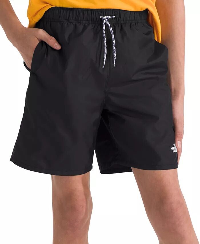 

Шорты с тканым логотипом Big Boys Never Stop The North Face, черный