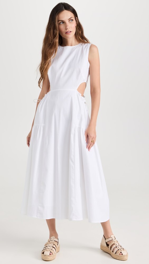 

Платье миди Moon River Cutout, белый