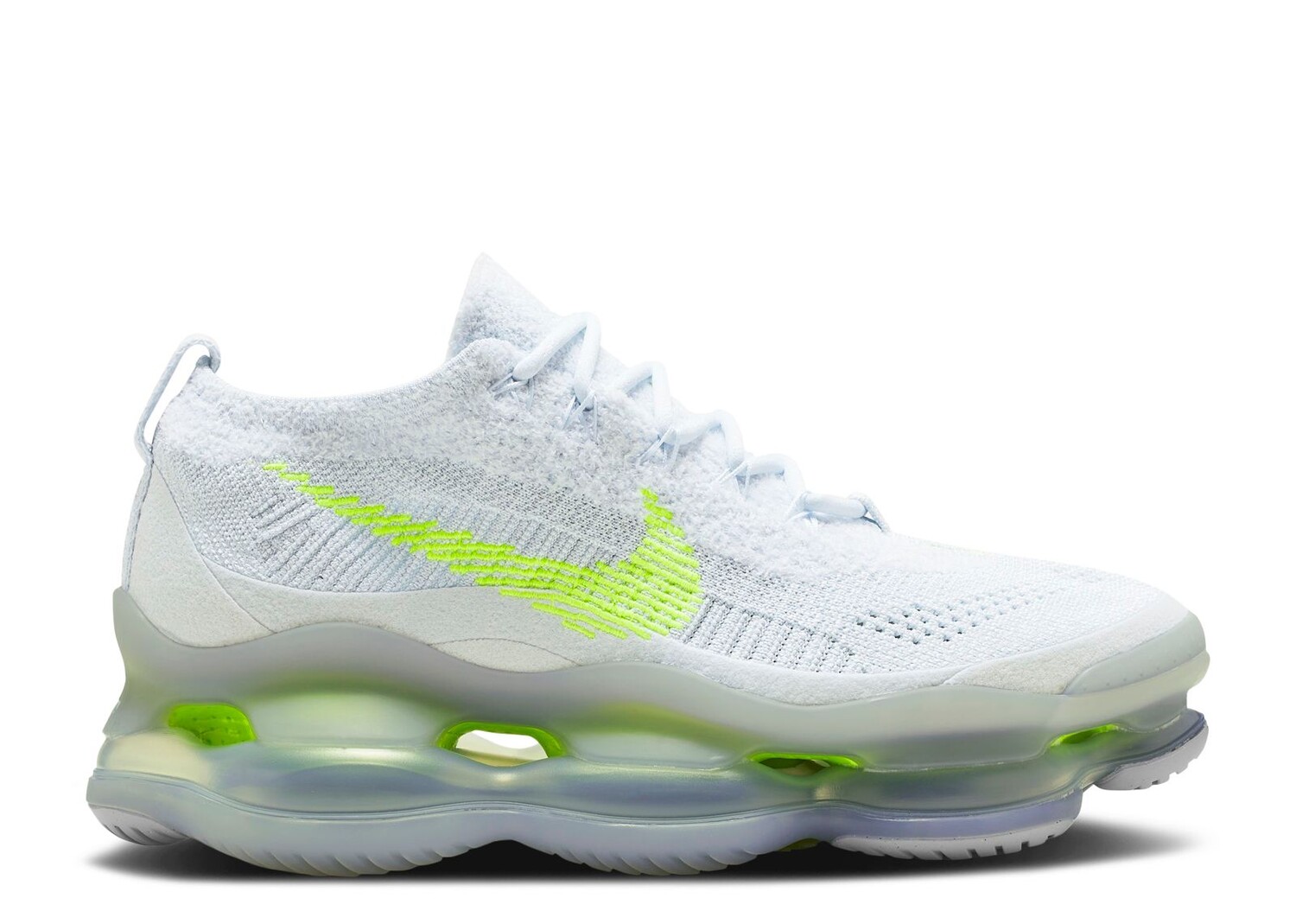 

Кроссовки Nike Wmns Air Max Scorpion Flyknit 'Blue Tint Volt', синий