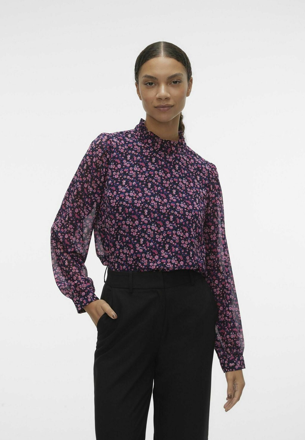 

Блузка Vero Moda, цвет fuchsia purple