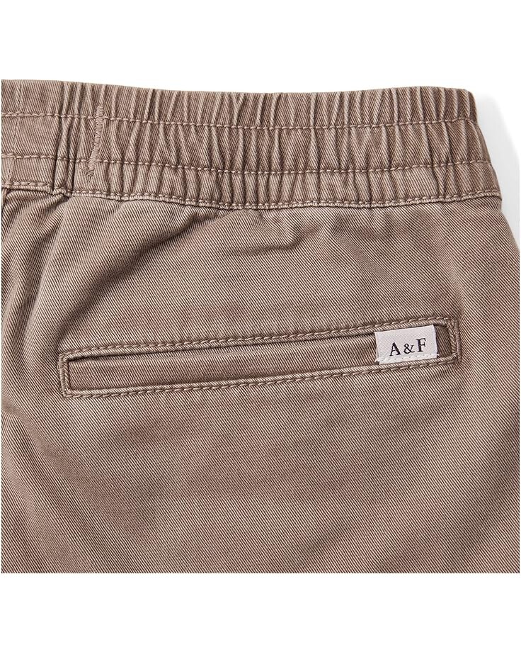 

Брюки Abercrombie Pull-On Fashion Chino Pants, хаки