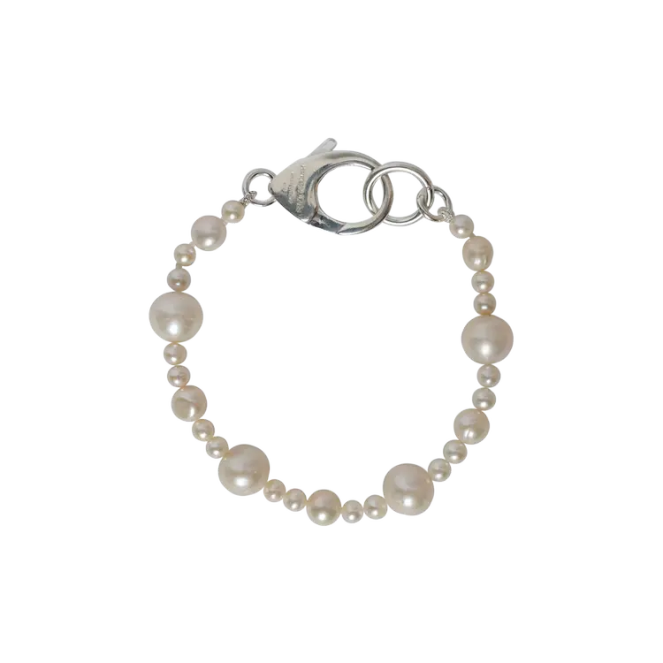 

Браслет Hatton Labs XL Pebbles Pearl Bracelet, серебряный