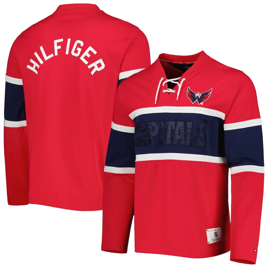 

Футболка с длинным рукавом Tommy Hilfiger Washington Capitals, красный
