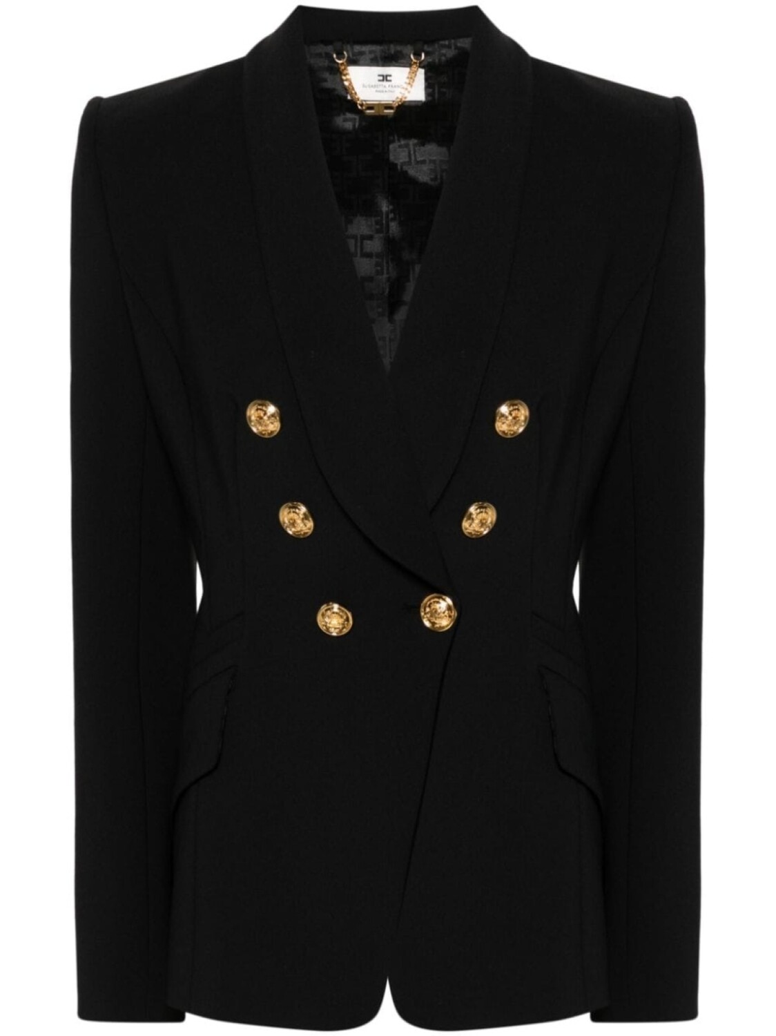 

Elisabetta Franchi двухслойный блейзер, черный