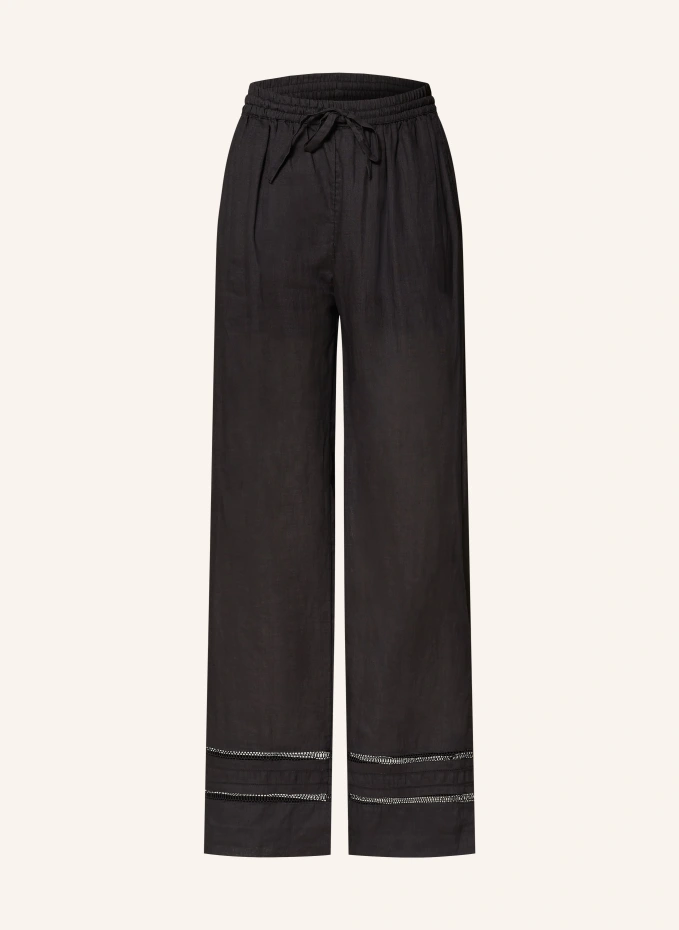 

Брюки марлен jade из льна Allsaints, черный