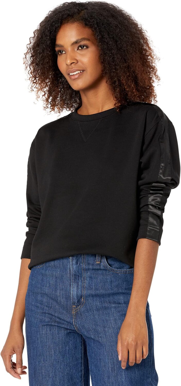 

Толстовка Crew Neck with Sleeve Ribbon Calvin Klein, черный