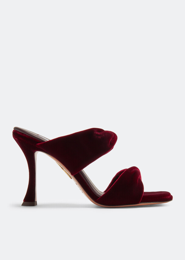 

Сандалии Aquazzura Twist, красный