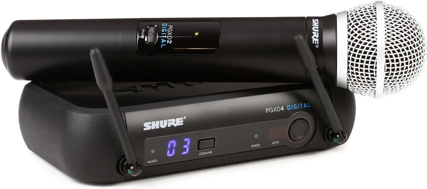

Цифровая беспроводная портативная микрофонная система Shure PGXD24/PG58