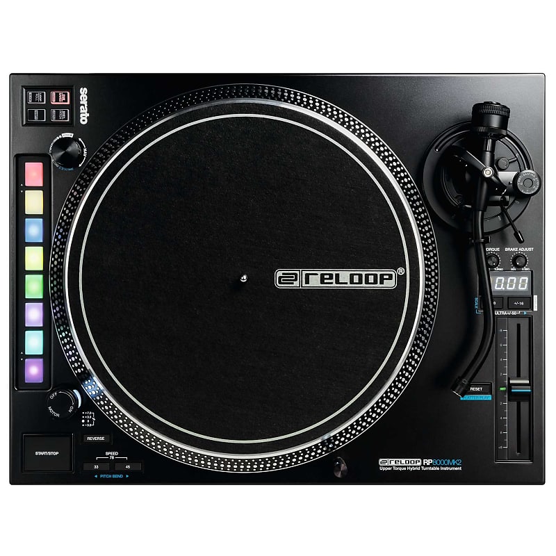 Проигрыватель Reloop RP-8000 MK2 Professional DJ Turntable dj виниловый проигрыватель reloop spin