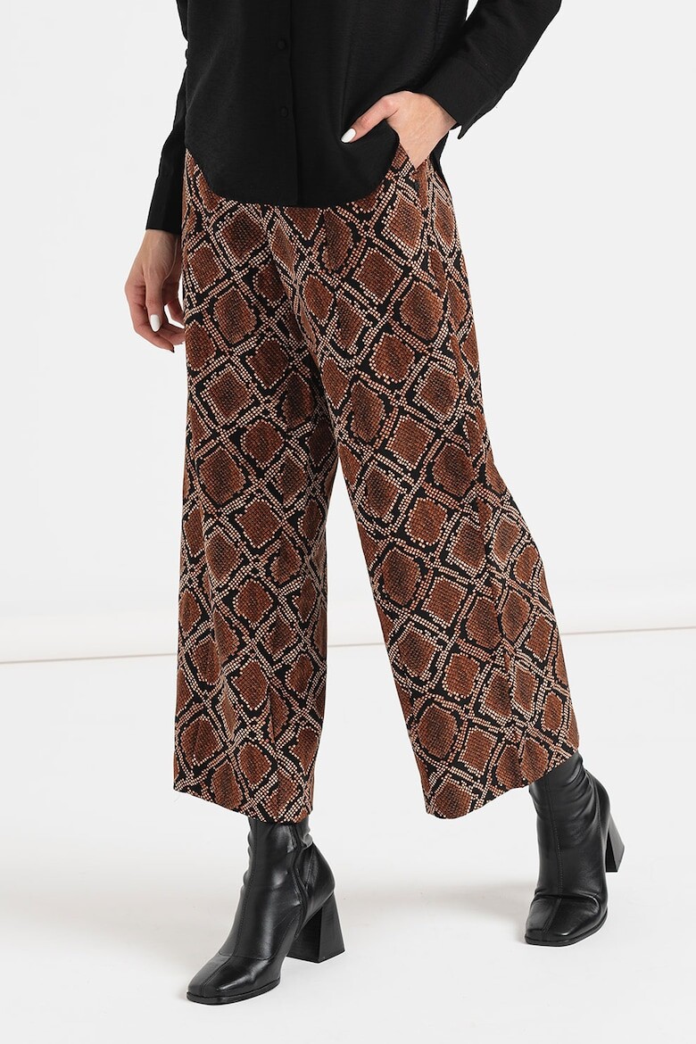 

Брюки с завышенной талией и широкими штанинами Scotch & Soda, черный