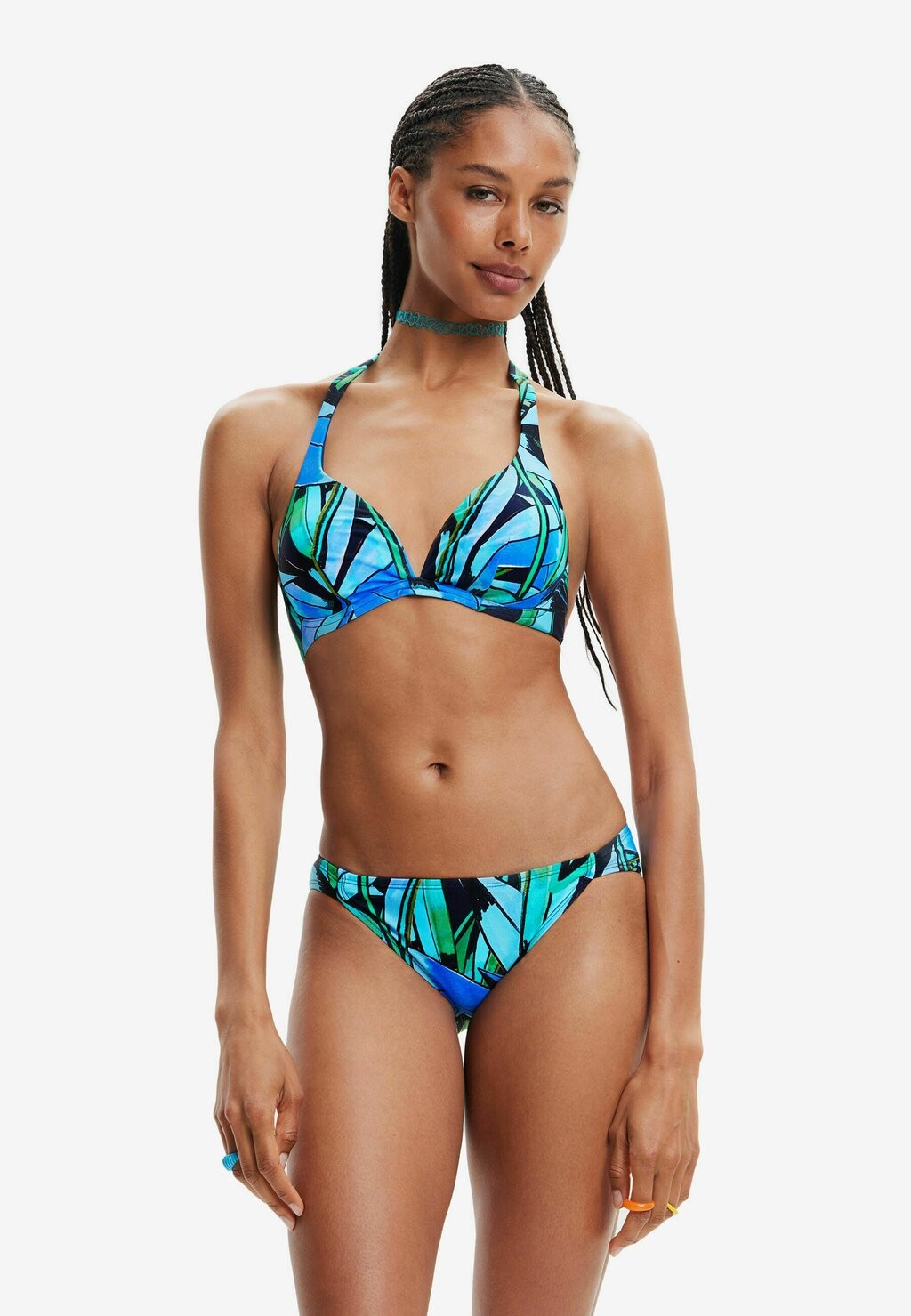

Верх бикини Desigual, синий