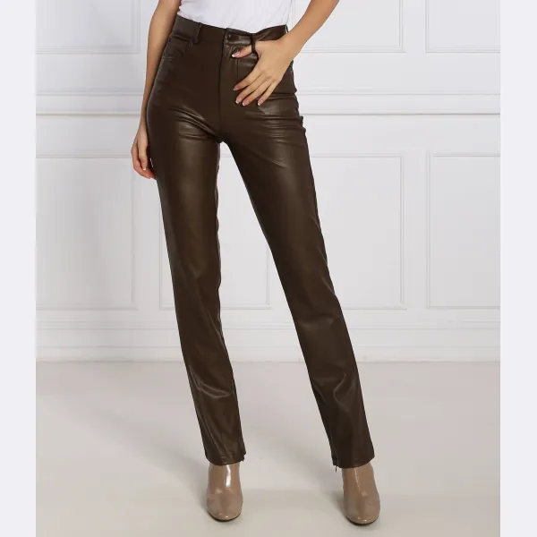 

Брюки Carolina классического кроя Guess, коричневый