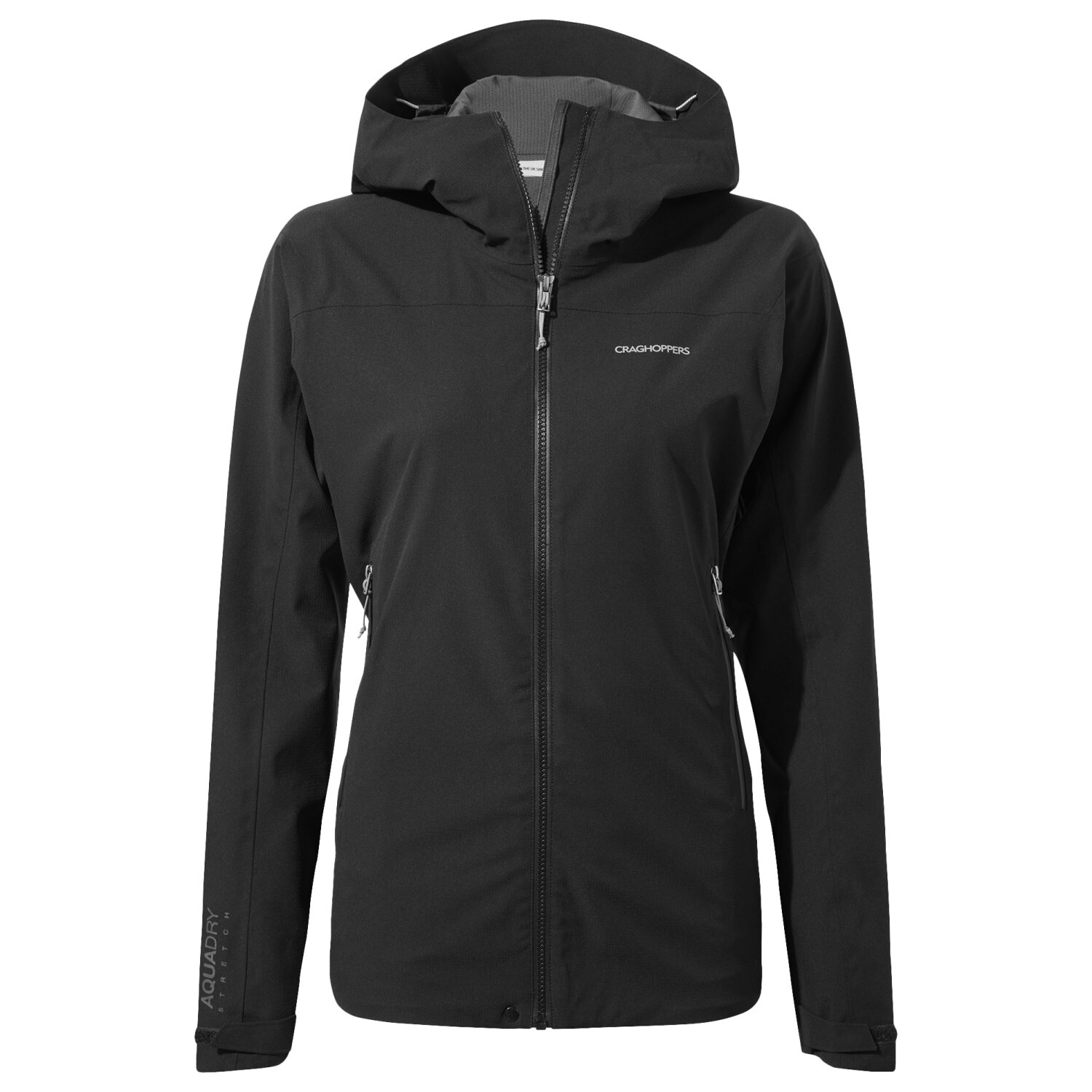 

Дождевик Craghoppers Women's Dynamic Pro II Jacke, черный, Серый
