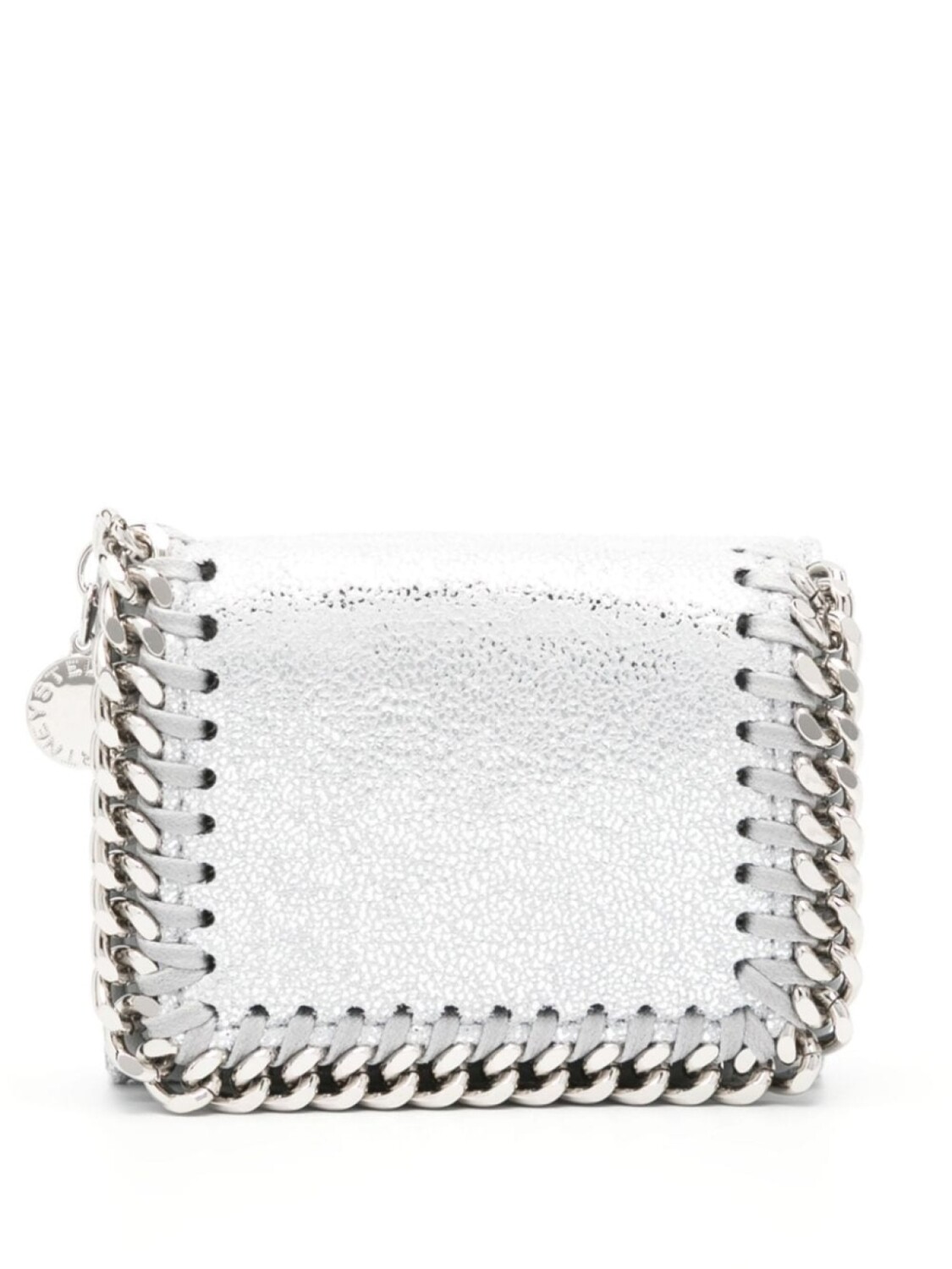 

Stella McCartney маленький кошелек Falabella на цепочке, серебристый