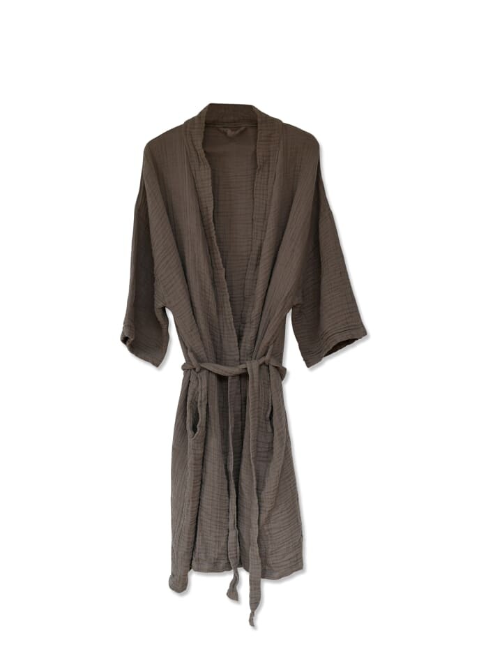 

Халат The Organic Company FINE Bathrobe, серый