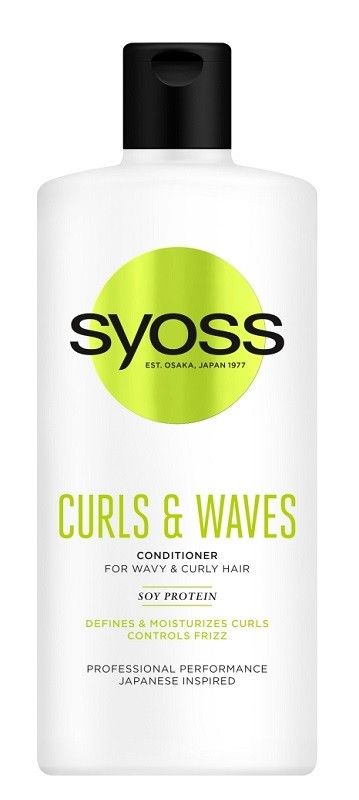 Syoss Curls & Waves Кондиционер для волос, 440 ml кондиционер для волос acondicionador rizos pro syoss 440 ml