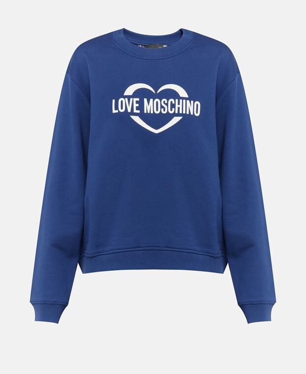 

Толстовка Love Moschino, темно-синий