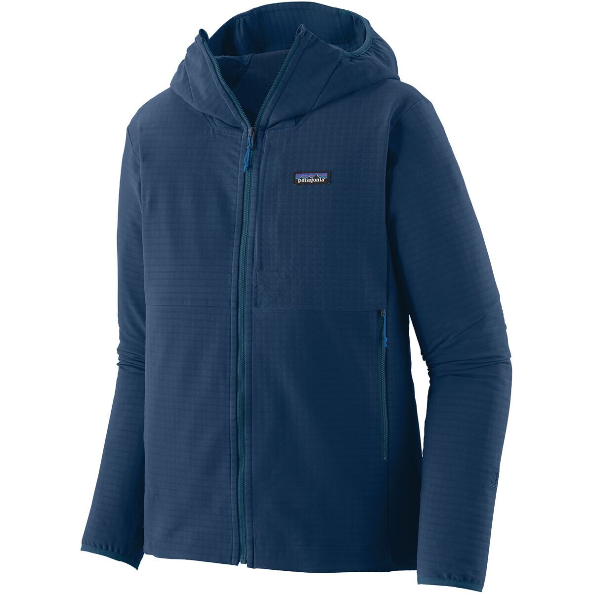 

Флисовая куртка r1 techface с капюшоном Patagonia, синий