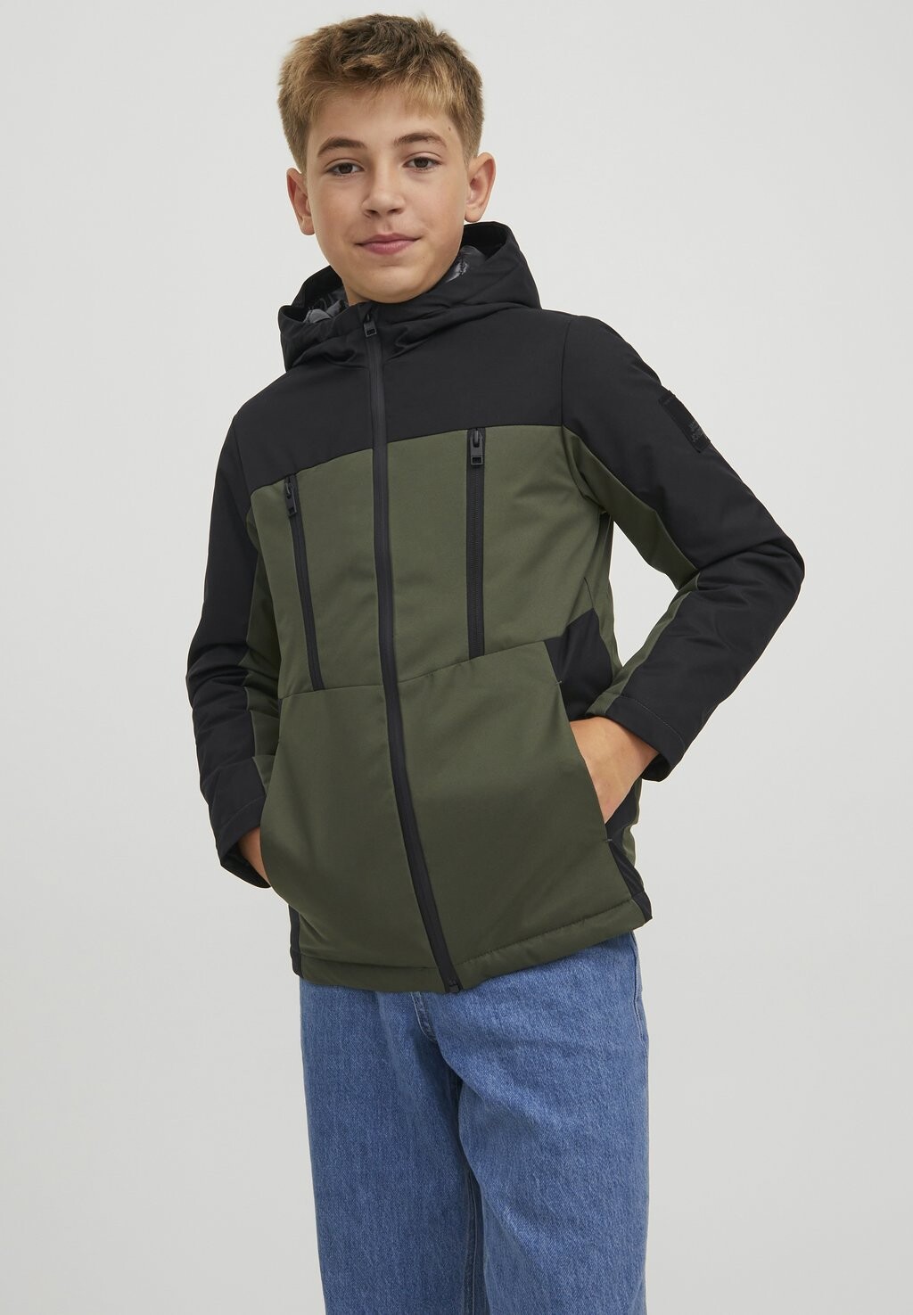 

Легкая куртка JCOABEL JNR Jack & Jones Junior, цвет forest night