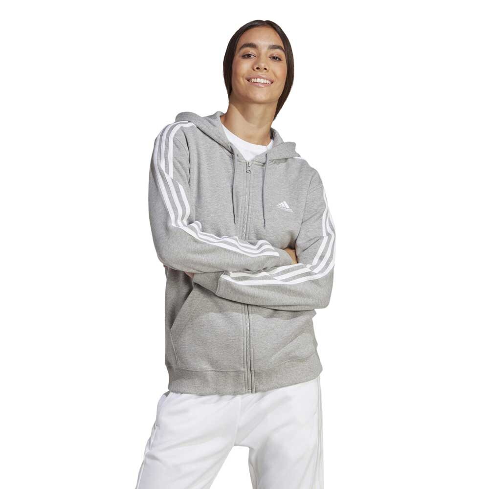 

Толстовка adidas Sportswear 3S Ft R Full Zip, серый