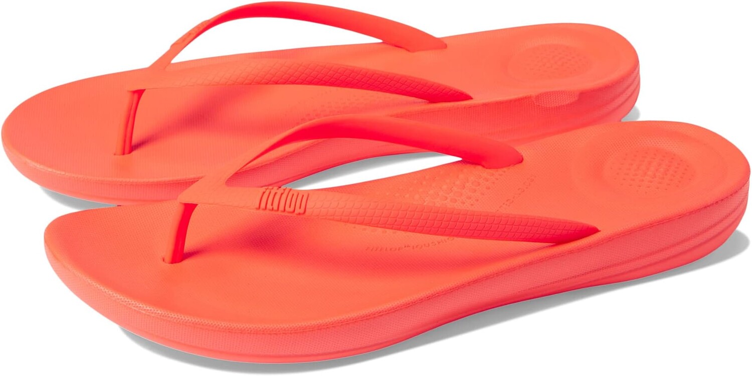

Шлепанцы Iqushion Ergonomic Flip-Flop FitFlop, цвет Neon Orange