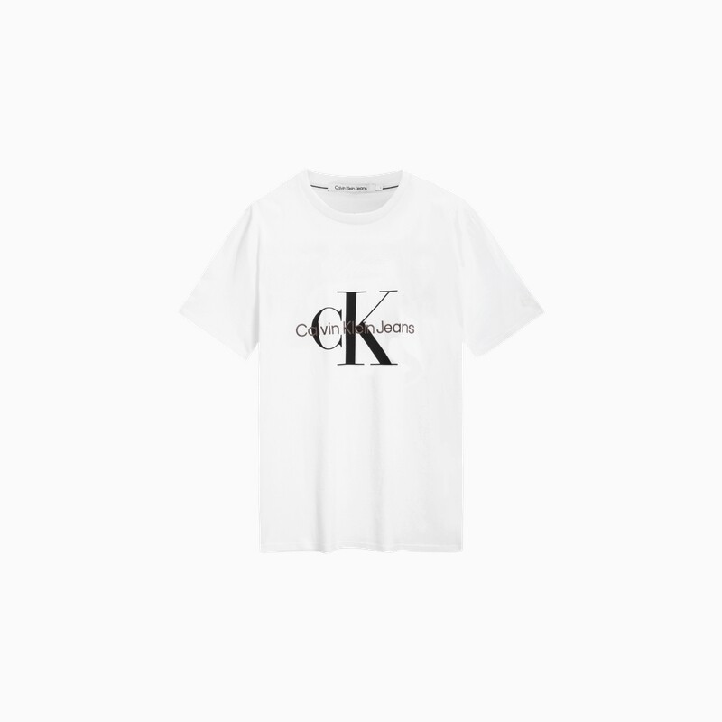 

Футболка Calvin Klein Jeans с надписью и короткими рукавами, белый