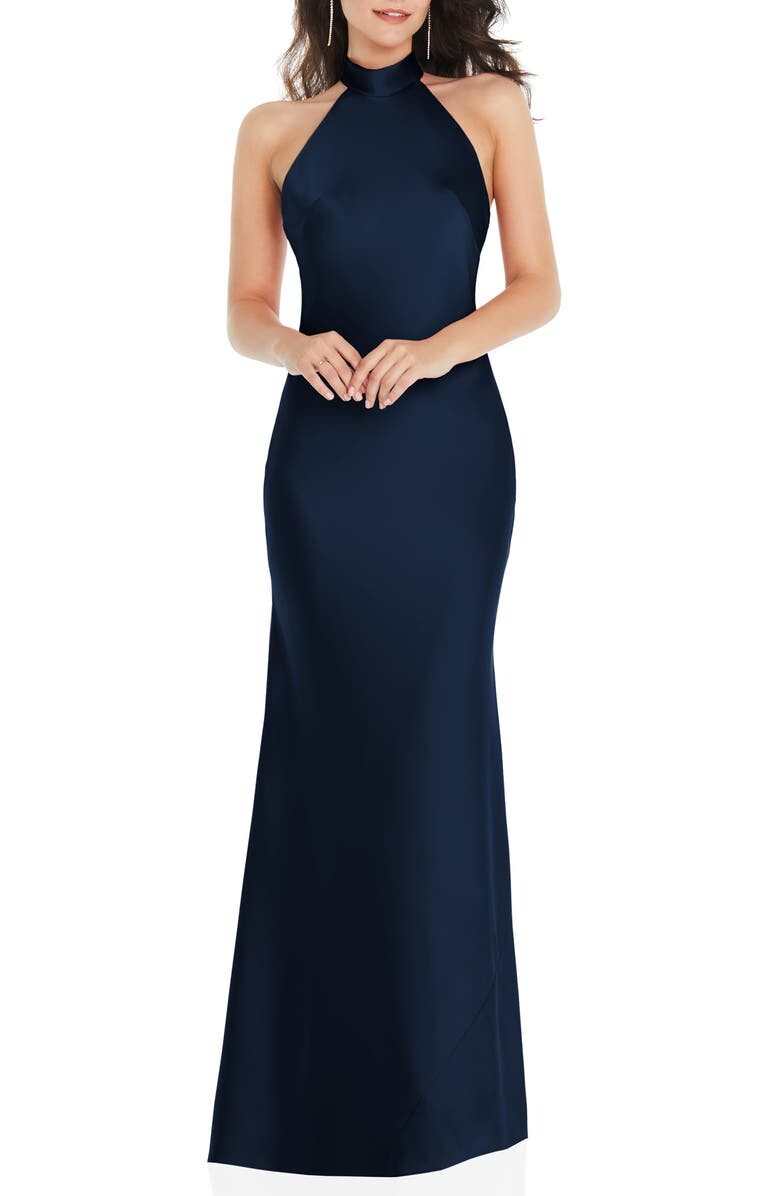 

Платье подружки невесты с бретелью через шею SOCIAL BRIDESMAIDS