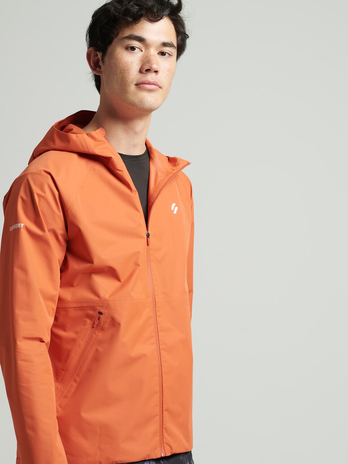 

Водонепроницаемая куртка Superdry, цвет жженой охры