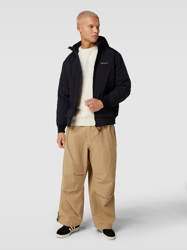 

Куртка с пришивной этикеткой модель "ПАРУС" Carhartt Work In Progress, черный