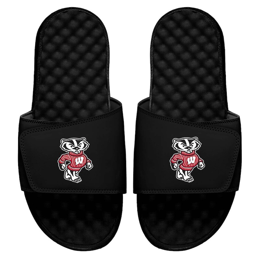 

Шлепанцы ISlide Wisconsin Badgers, черный