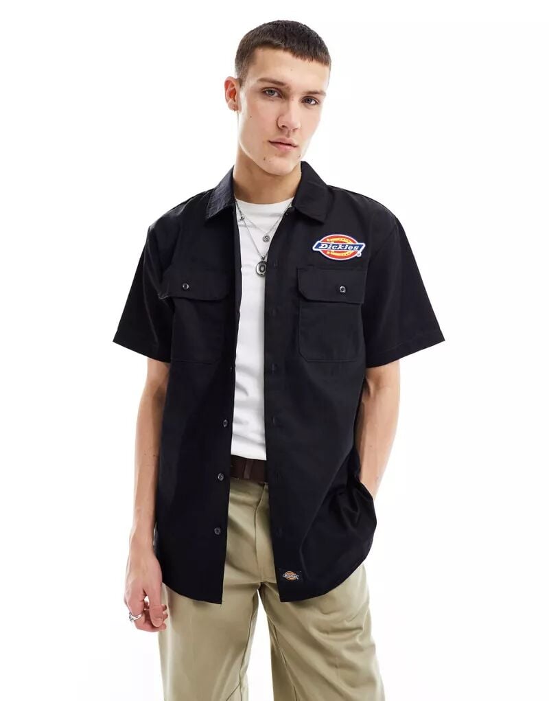 

Черная рубашка Dickies Clintondale