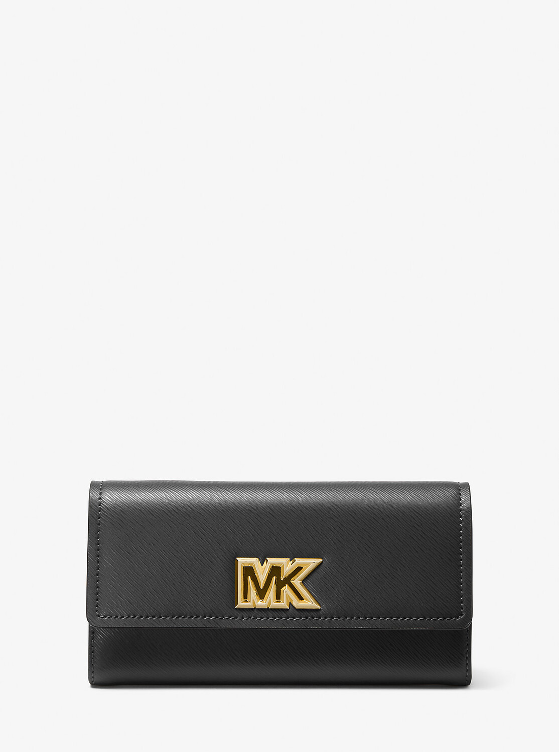 

Большой складной кошелек Mimi из сафьяновой кожи Michael Kors, черный