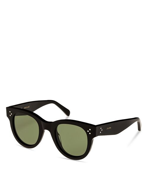 

Круглые солнцезащитные очки, 48 мм CELINE, цвет Black