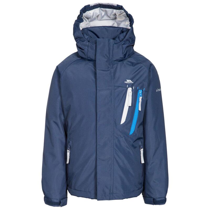 Специальная стеганая куртка для мальчиков/девочек темно-синего цвета TRESPASS, цвет azul куртка amira для мальчиков девочек темно синяя trespass цвет azul