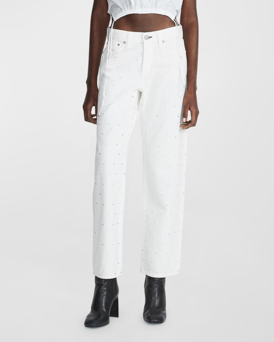 

Джинсы Dre с заниженной талией и стразами Rag & Bone