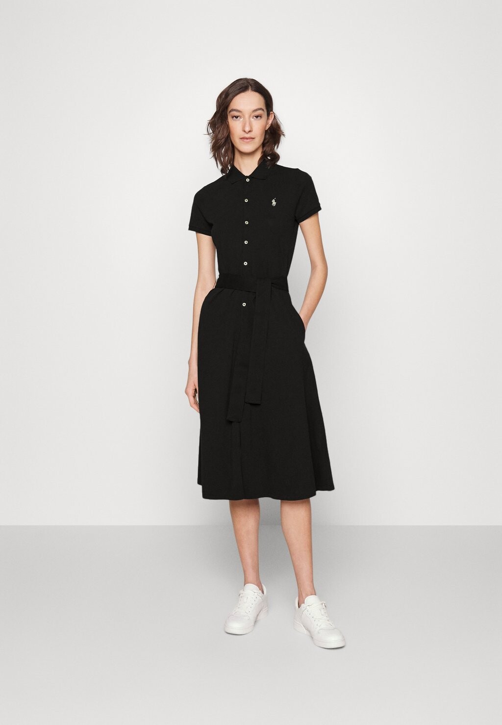 

Платье из трикотажа Polo Ralph Lauren, черный