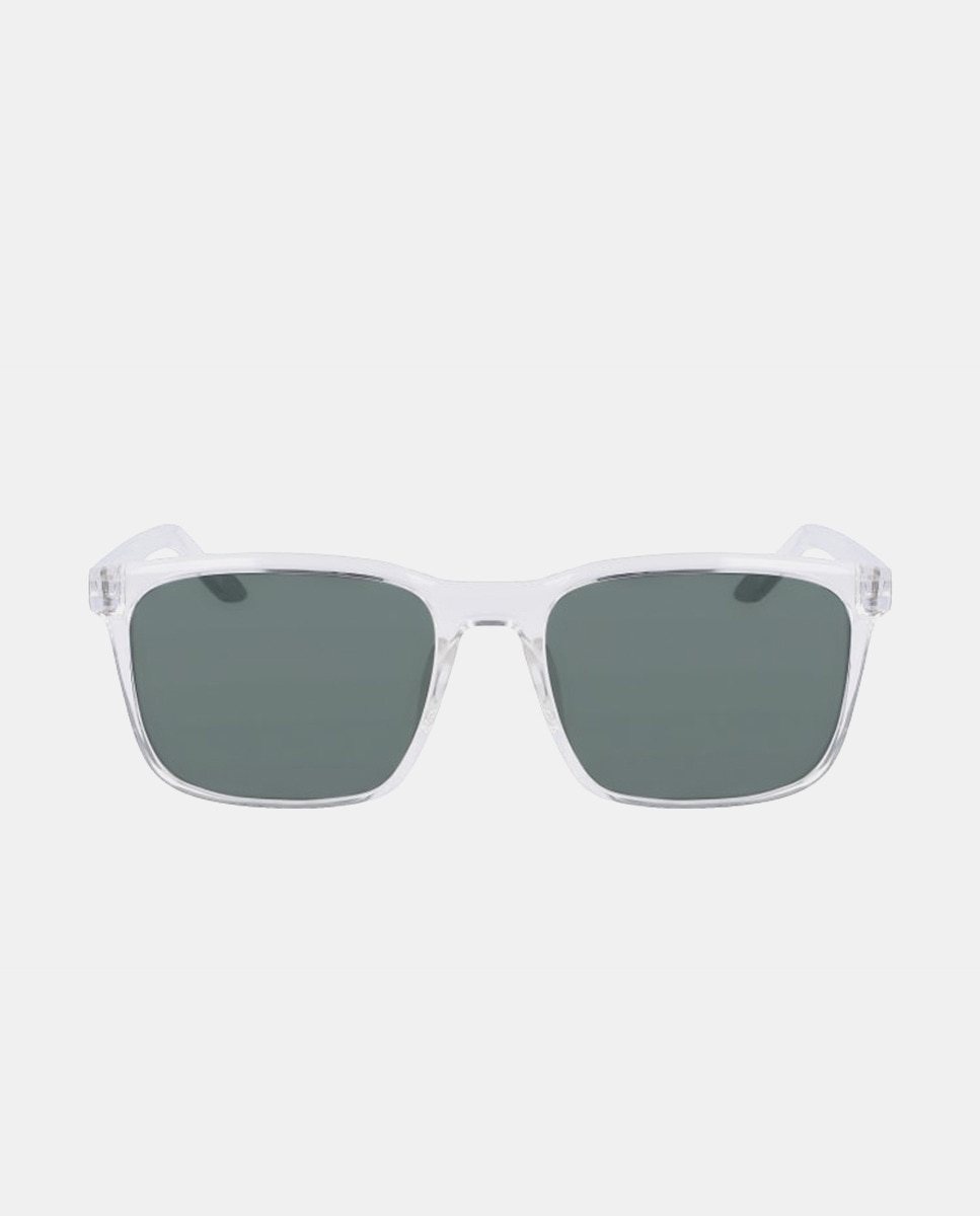 цена Прозрачные прямоугольные спортивные солнцезащитные очки унисекс с логотипом Nike, прозрачный