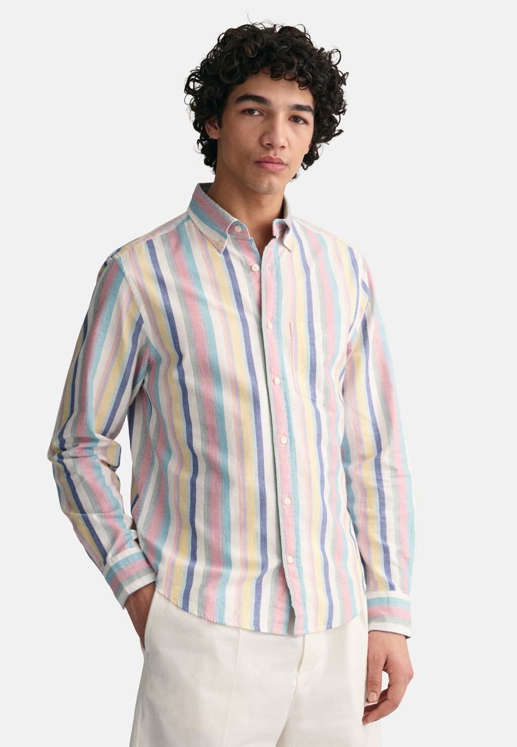 

Рубашка REGULAR FIT MULTI STRIPE OXFORD GANT, разноцветный