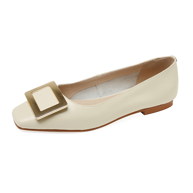 

Туфли женские повседневные Women's Casual Shoes Women's Low-Top Doketop, кремовый