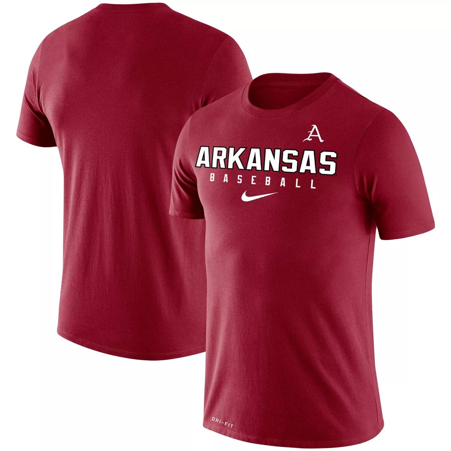 

Мужская футболка Cardinal Arkansas Razorbacks Baseball Legend Performance Nike