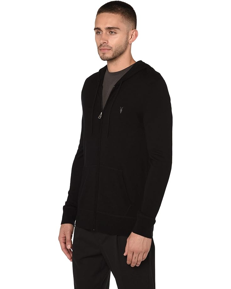 

Худи AllSaints Mode Merino Zip Hoodie, черный